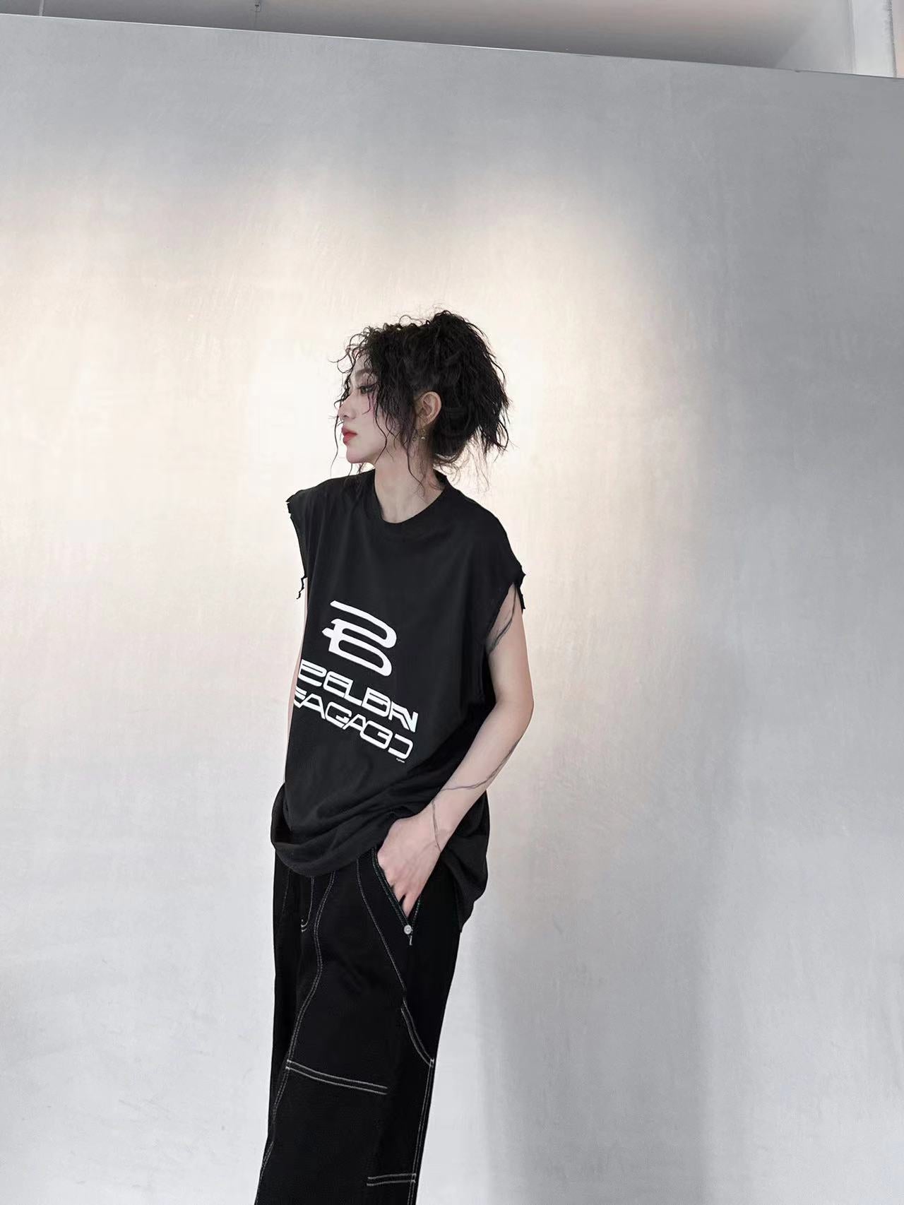 GTR / 발렌시아가 나시 , BLCG 24SS 인공지능 Ai 티셔츠