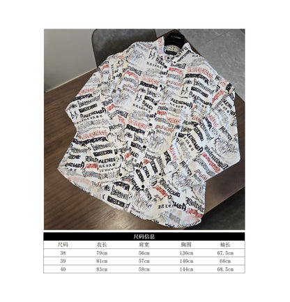 GTR / 발렌시아가 셔 , BLCG 24SS 탄막 셔츠