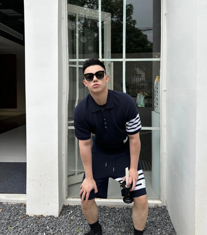 GTR / 톰브라운 반바지 , 워터 리플 POLO 쇼츠