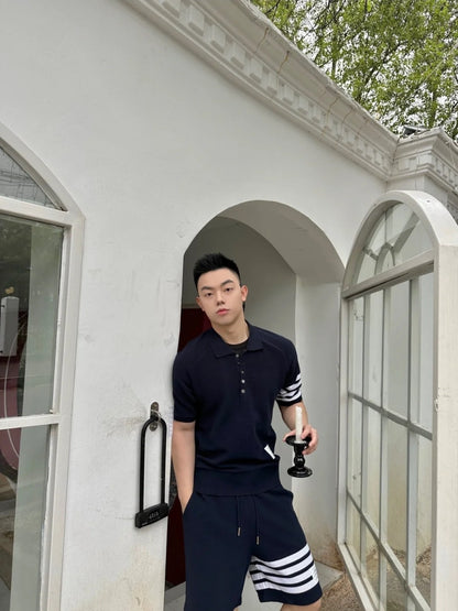 GTR / 톰브라운 반팔티  , TB24/SS 워터 리플 POLO 반소매