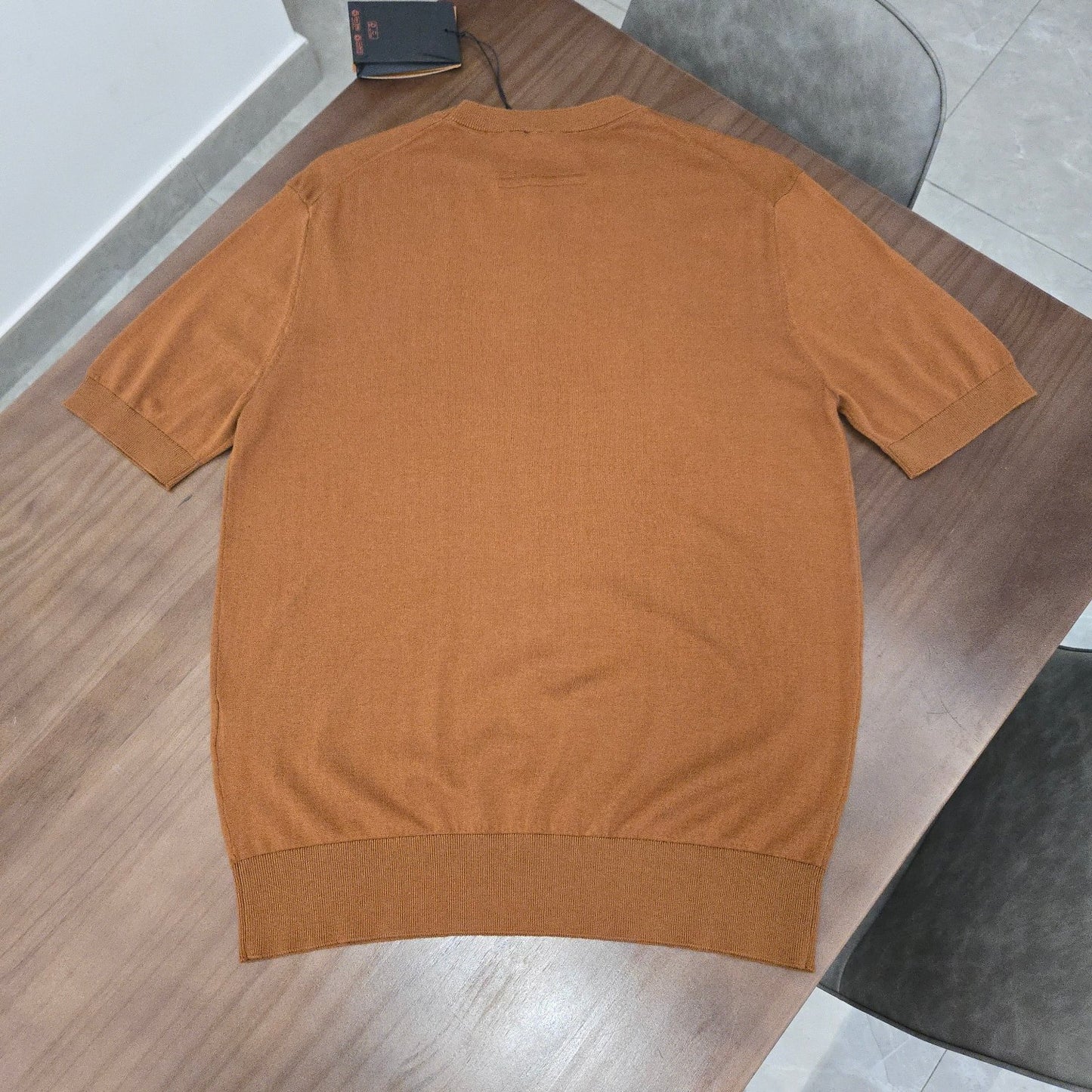 GTR / 제냐 반팔 , Ermenegildo Zegna 24SS 모직 심플 반소매
