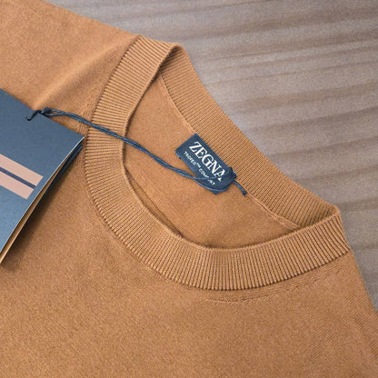 GTR / 제냐 반팔 , Ermenegildo Zegna 24SS 모직 심플 반소매
