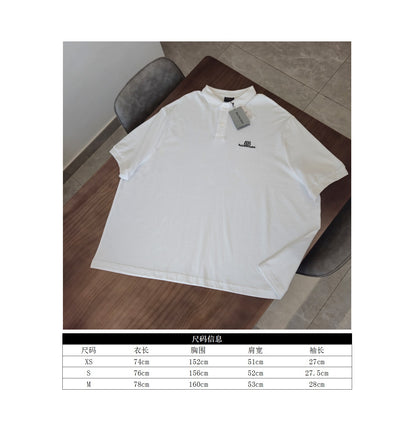 GTR / 발렌시아가 카라티 , BLCG 24SS 레터자수 실루엣 폴로 반소매