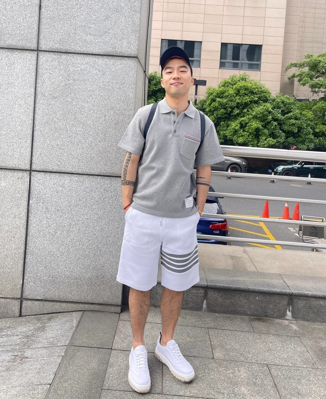 GTR / 톰브라운 피케 카라티 ,  TB/24 스트라이프 폴로