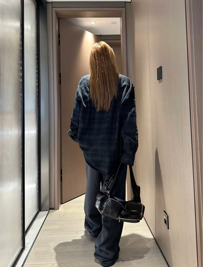 GTR / 발렌시아가 카라티 , BLCG 24SS 일본 한정 팬텀 체크 무늬 셔츠