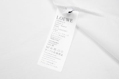 체인2호 / 로에베 반팔티 , LOEW의 가슴 포켓 입체 자수 티셔츠