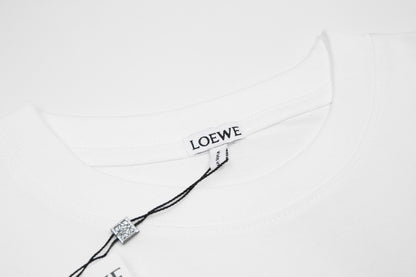 체인2호 / 로에베 반팔티 , LOEW의 가슴 포켓 입체 자수 티셔츠