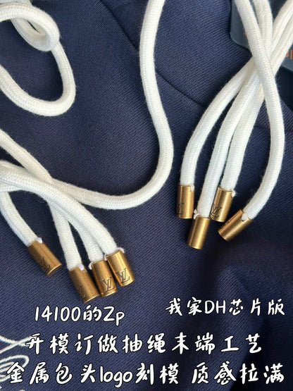 v공장 / 루이비통 LV 코튼 저지 후드티 1AFR30