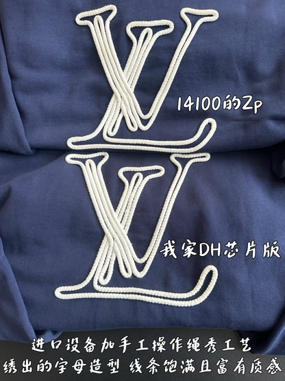 v공장 / 루이비통 LV 코튼 저지 후드티 1AFR30