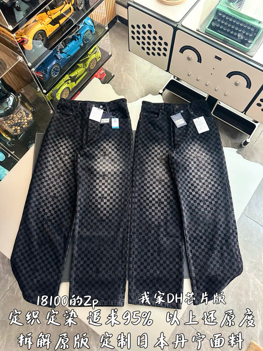 v공장 /  Louis Vuitton 루이비통 MISBHV 모노그램 블랙진