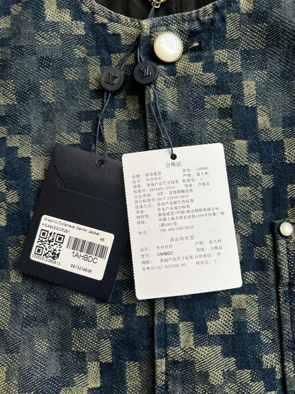 v공장 / 루이비통 25ss 그래픽 카라리스 데님 자켓