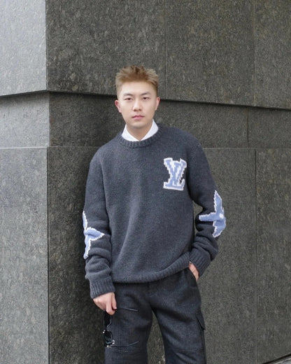 v공장 / 루이비통 25 청키 울 블렌드 오버핏 스웨터
