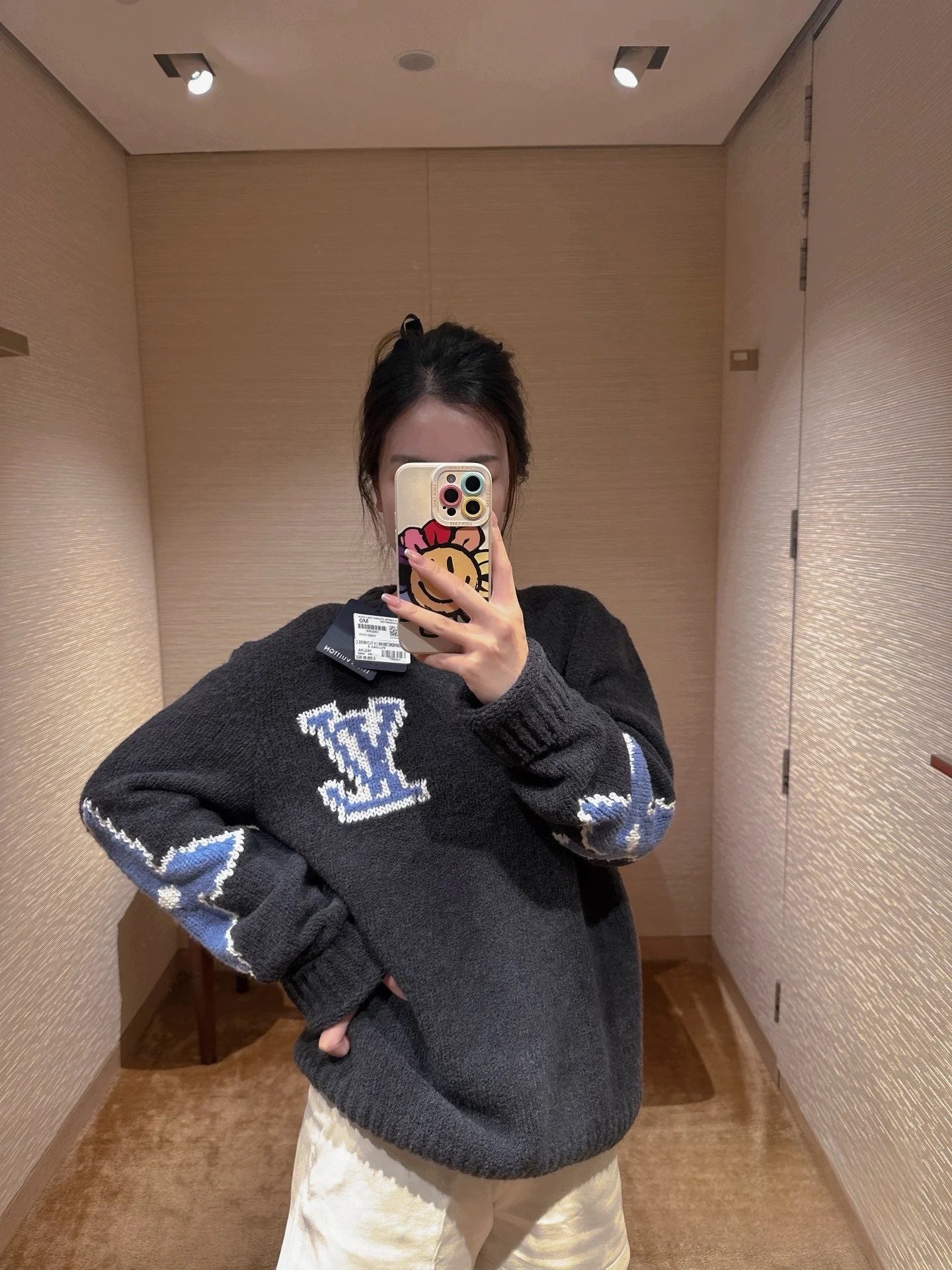 v공장 / 루이비통 25 청키 울 블렌드 오버핏 스웨터