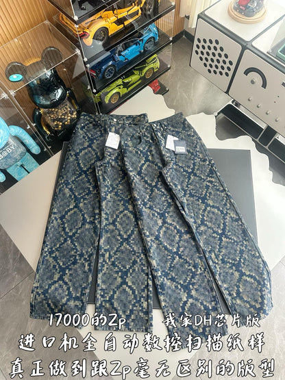 v공장 / 루이비통 25ss 그래픽 카라리스 데님 팬츠
