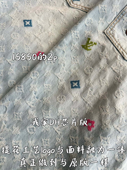 v공장 / 루이비통 모노그램 데님 팬츠  "