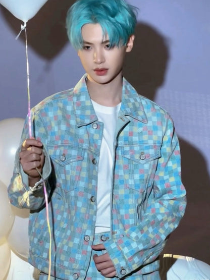 v공장 / 루이비통 다미에 데님 트러커 재킷