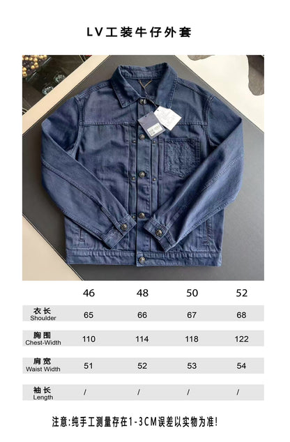 v공장 / 루이비통 가먼트 다이드 데님 트러커 재킷