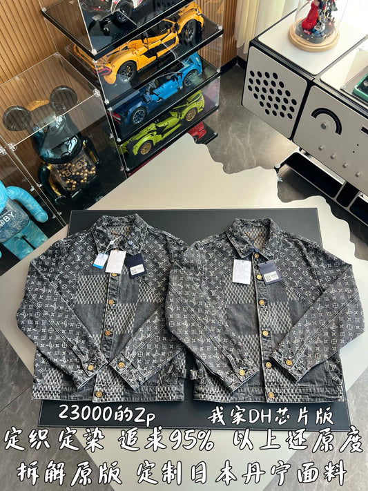 v공장 / 루이비통 니고 모노그램 청 데님 트러커