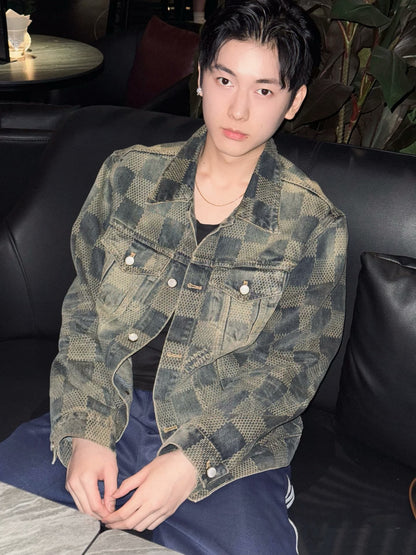 v공장 / 루이비통 다미에 워시드 데님 재킷