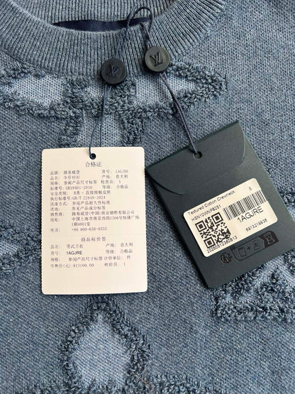 v공장 / 루이비통 텍스처드 코튼 크루넥