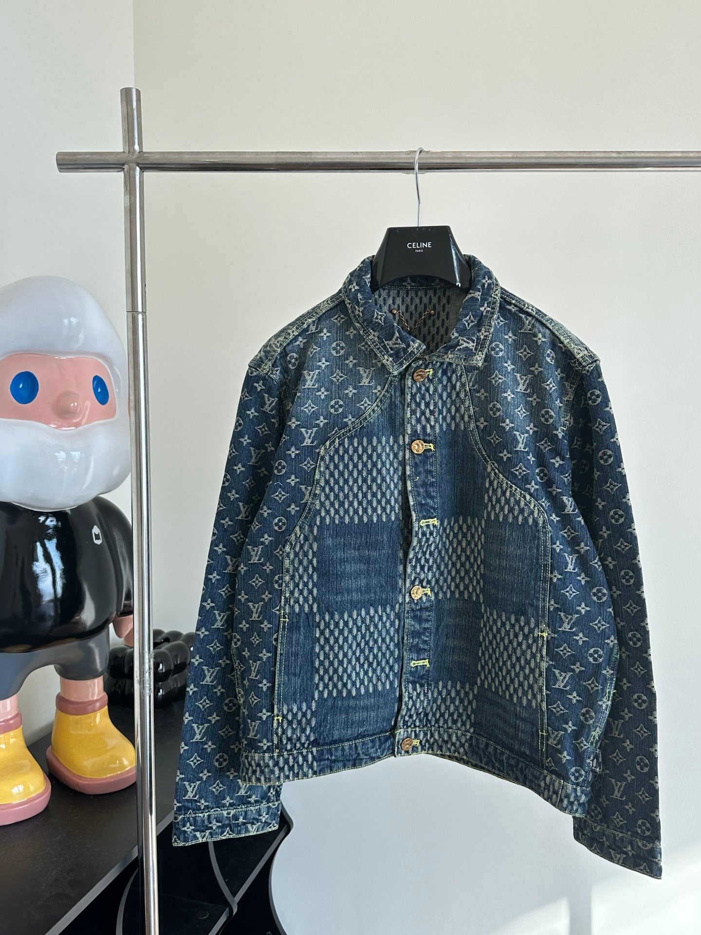체인2호 / 루이비통 자켓, 1V/Louis x Nigo 조인트 자카드 데님 재킷