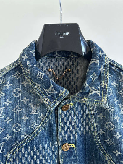 체인2호 / 루이비통 자켓, 1V/Louis x Nigo 조인트 자카드 데님 재킷