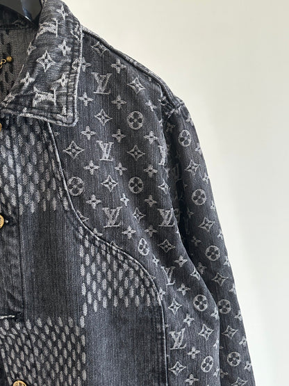 체인2호 / 루이비통 자켓, 1V/Louis x Nigo 조인트 자카드 데님 재킷