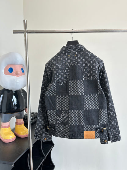 체인2호 / 루이비통 자켓, 1V/Louis x Nigo 조인트 자카드 데님 재킷