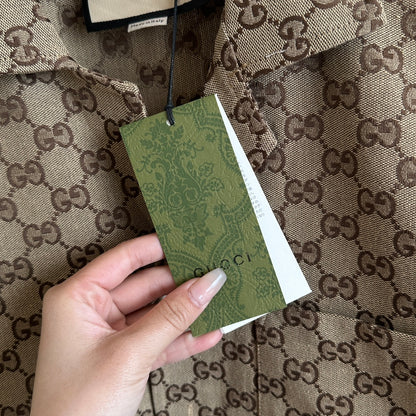 체인2호 / Gucc*/Gucci 2023 FW 초가을 신상 더블 G 자카드 반팔 셔츠