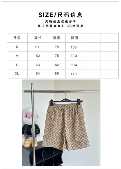 체인2호 / 구찌 반바지, Gucc*/Gucci 2023 FW 초가을 신상 더블 G 자카드 반바지
