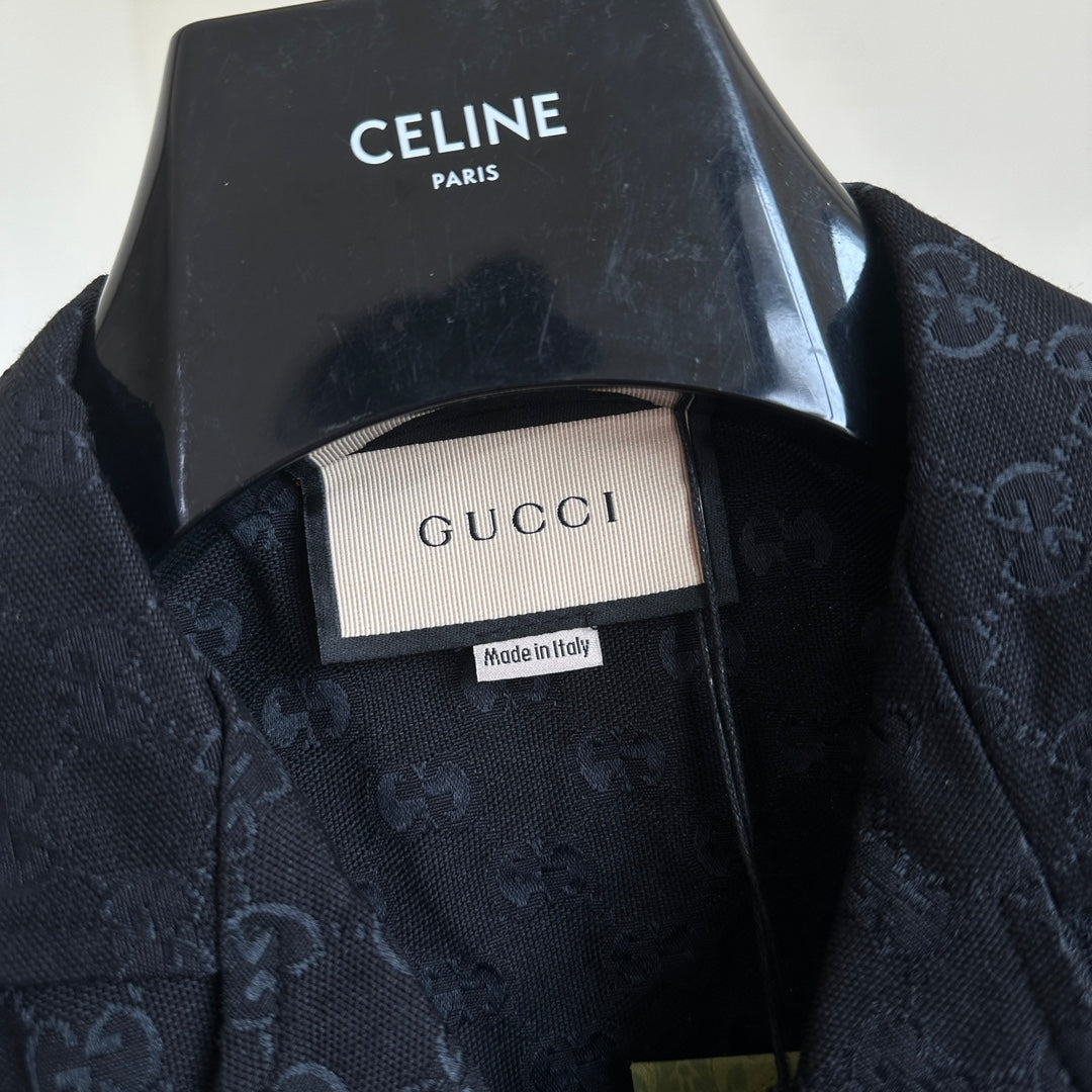 체인2호 / Gucc*/Gucci 2023 FW 초가을 신상 더블 G 자카드 반팔 셔츠