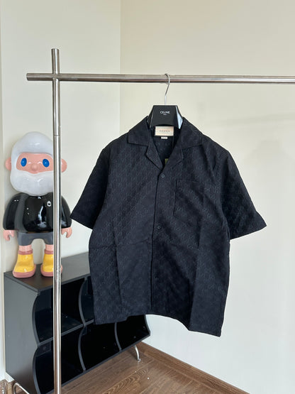 체인2호 / Gucc*/Gucci 2023 FW 초가을 신상 더블 G 자카드 반팔 셔츠