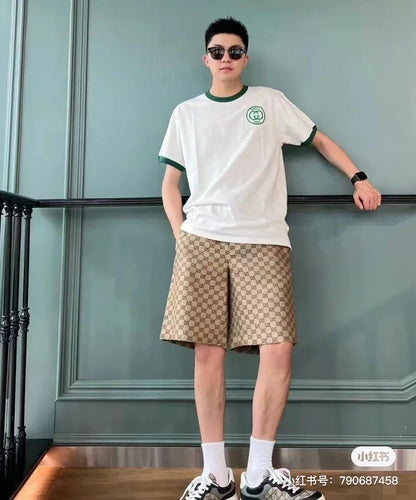 체인2호 / 구찌 반바지, Gucc*/Gucci 2023 FW 초가을 신상 더블 G 자카드 반바지