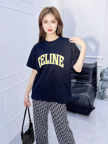 체인2호 / 셀린느 크랙 프린트 반팔 티셔츠
