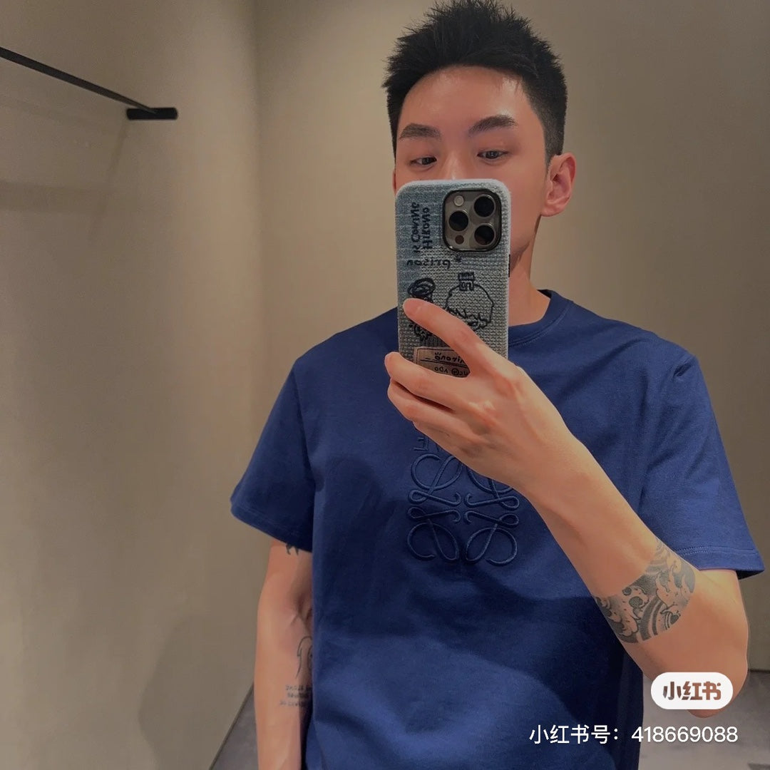 체인2호 / 로에베  뉴저지 자수 반팔 티셔츠