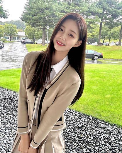 마이골프 / 마크앤로나 여성 가디건