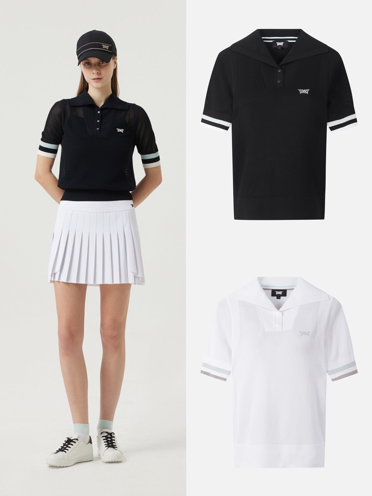 마이골프 / PXG🏌️‍♀️👚새로운 여성용 반팔 셔츠