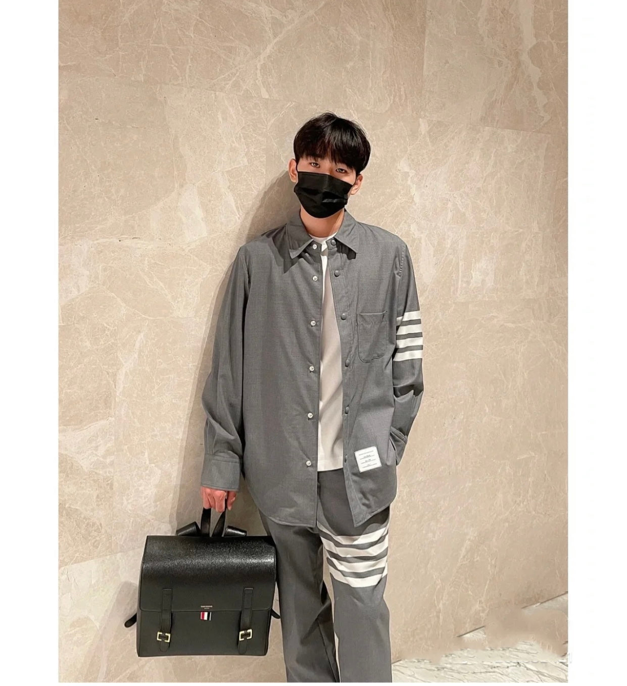 TJ / 톰브라운 클래식 울 셔츠 재킷   2가지 색상