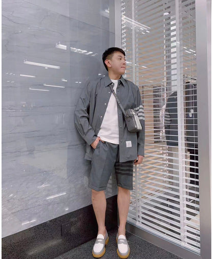 TJ / 톰브라운 클래식 울 셔츠 재킷   2가지 색상