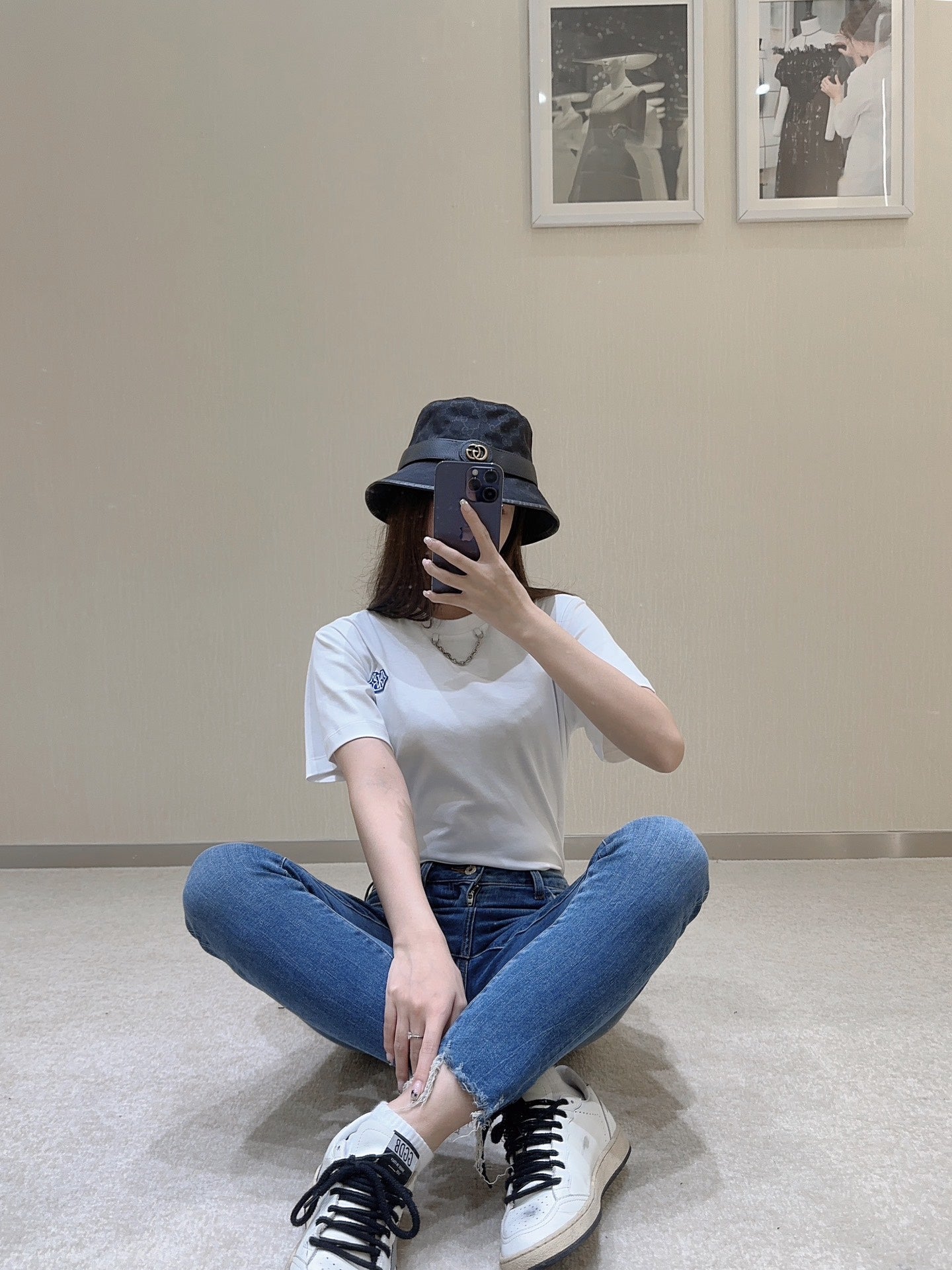 TJ셀러 / 𝗟𝗢𝗨𝗜𝗦 𝗩𝗨𝗜𝗧𝗧𝗢𝗡 여자 패치 티셔츠