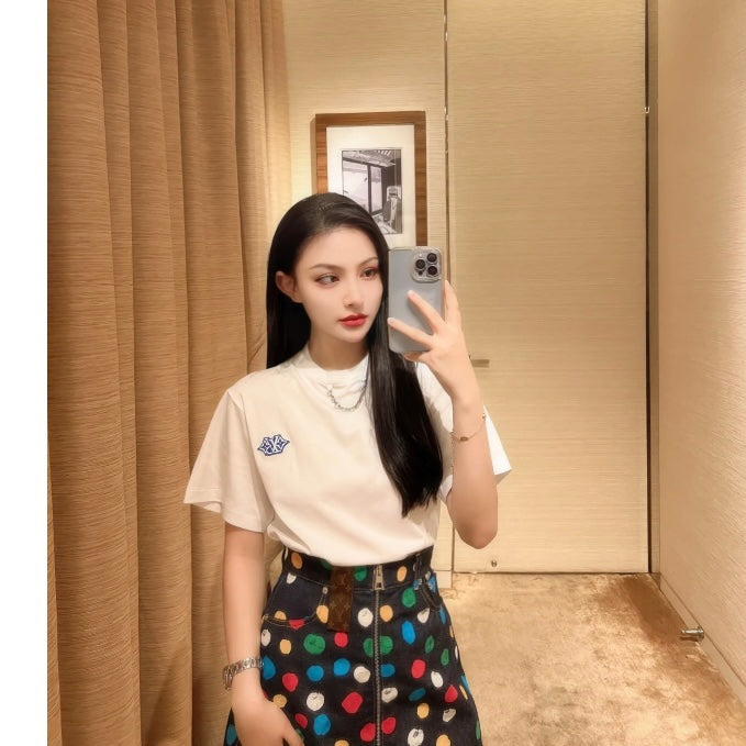 TJ셀러 / 𝗟𝗢𝗨𝗜𝗦 𝗩𝗨𝗜𝗧𝗧𝗢𝗡 여자 패치 티셔츠