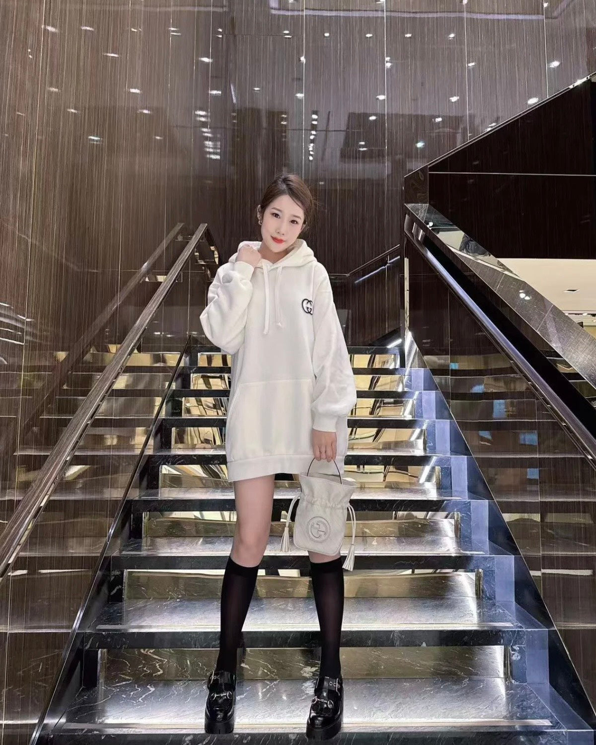TJ셀러 / 여성용 코튼 후드 스웨트