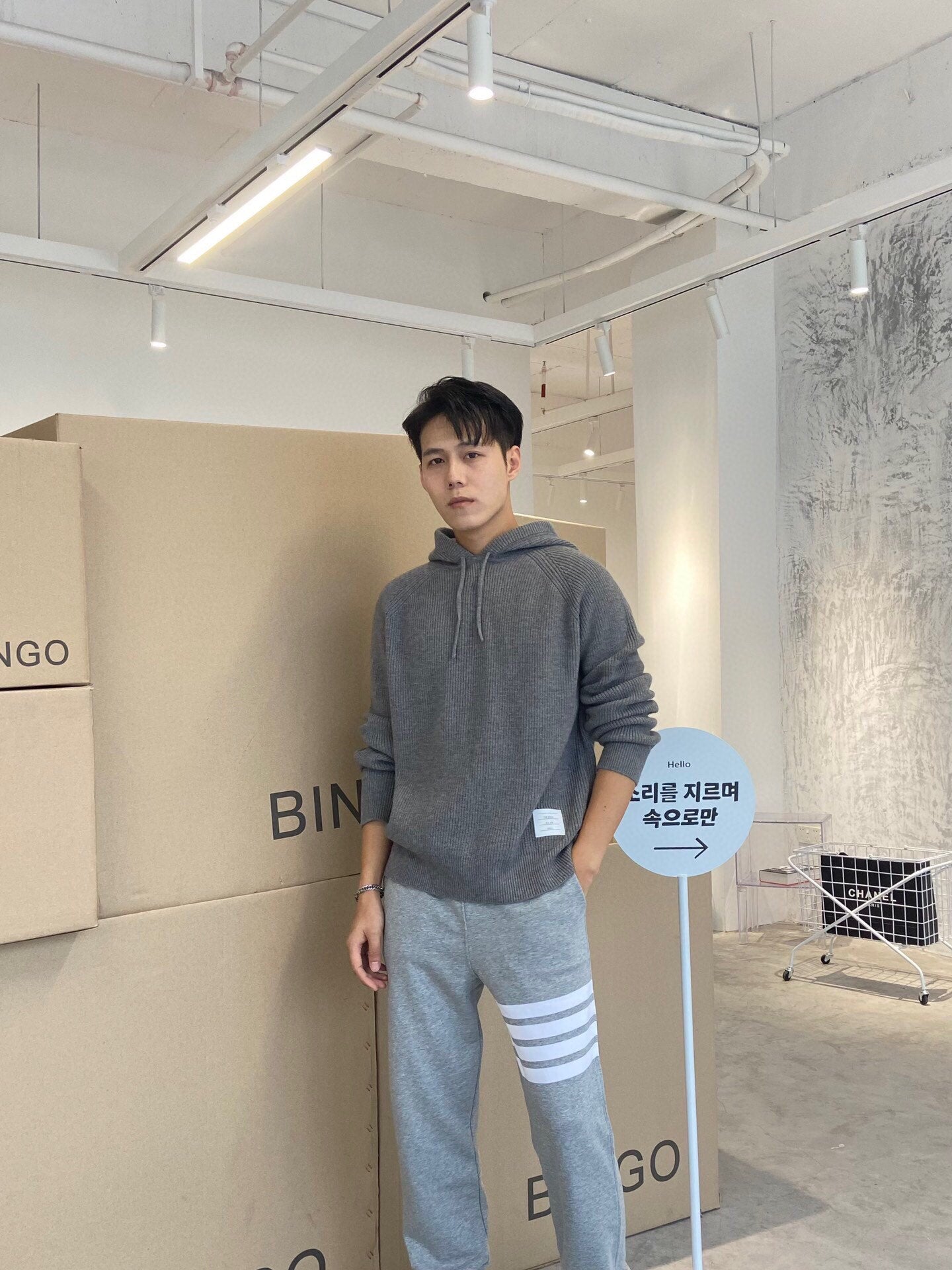 TJ셀러 / 톰브라운 캐쉬미어 후드티  3가지색상