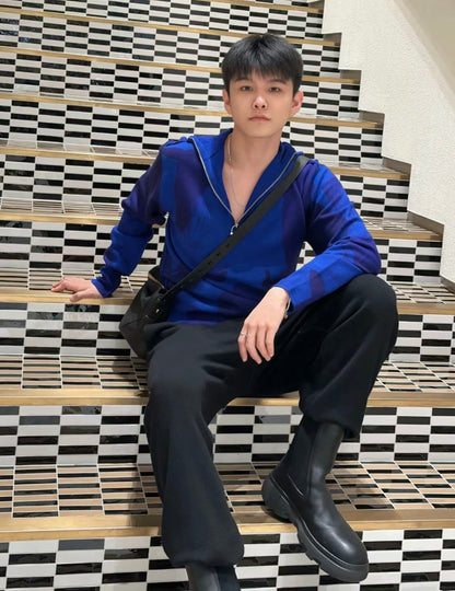 TJ / 버버리 𝗕𝗨𝗥𝗕𝗘𝗥𝗥𝗬 이퀘스트리안 라이더 자수 코튼 캐주얼 팬츠