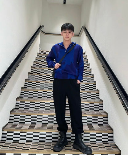 TJ / 버버리 𝗕𝗨𝗥𝗕𝗘𝗥𝗥𝗬 이퀘스트리안 라이더 자수 코튼 캐주얼 팬츠