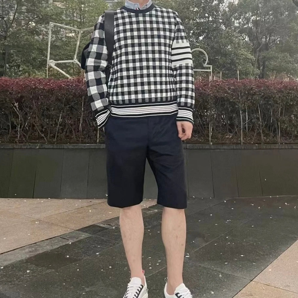TJ / 톰브라운 𝗙𝗨𝗡𝗠𝗜𝗫 크루넥 풀오버 니트 스웨터
