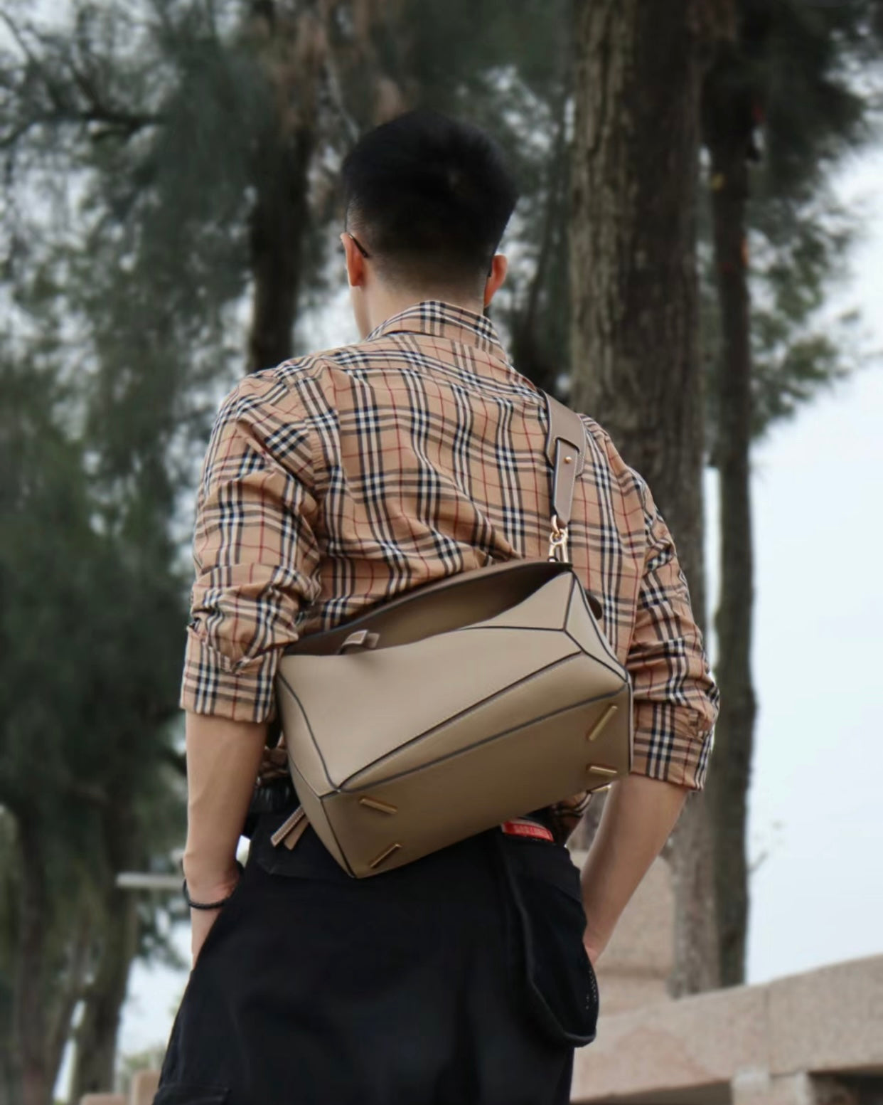 TJ셀러 / 버버리 체크 코튼 포플린 셔츠