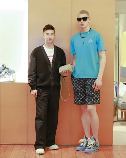 TJ / 루이비통 가디건 , 𝗟𝗢𝗨𝗜𝗦 𝗩𝗨𝗜𝗧𝗧𝗢𝗡 테크니컬 울 가디건
