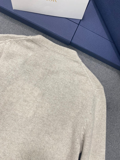 TJ / 디올 베이지 캐시미어 저지 스웨터