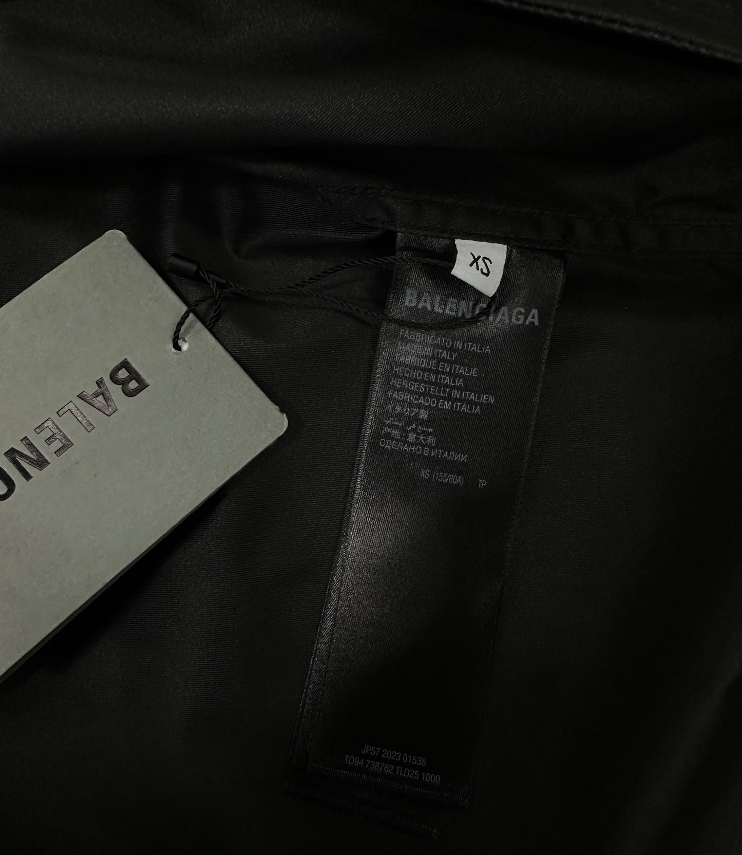 TJ / 발렌시아가 바람막이 자켓, 𝗕𝗔𝗟𝗘𝗡𝗖𝗜𝗔𝗚𝗔 발렌시아가 테이프타입 윈드브레이커 자켓